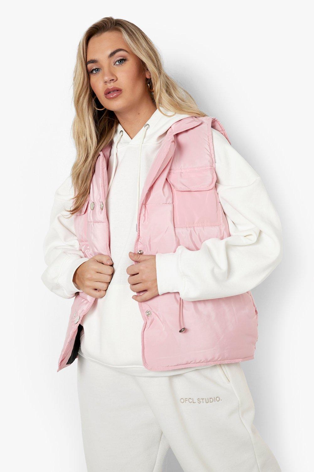 Doudoune sans manche femme rose new arrivals